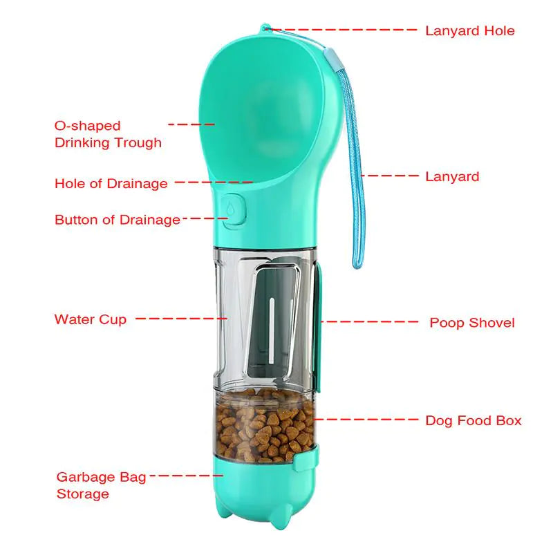 4 in 1 Padoggy water bottle